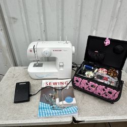 SINGER START Model #1304 Lightweight Sewing Machine with Foot Peddle - Tested USED ALL For $75 