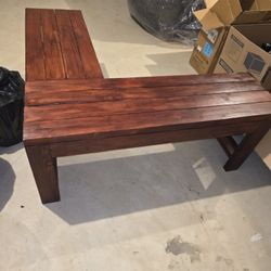 Farmhouse Corner Bench