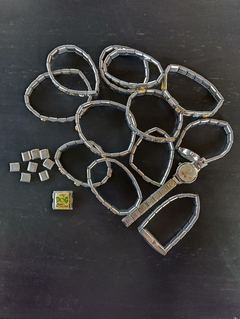 Charm Link Bracelets and Watches $25 SEE DESCRIPTION AND PHOTOS