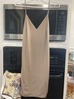Two Black And Beige Dress That Stretches
