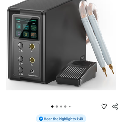 14.6 KW Capacitor Battery Spot Welder, AWithZ Spot Welder, 2-in-1 Automatic & Foot Pedal Two Modes Battery Farad Welding Equipment for 18650/LiFePO4 L