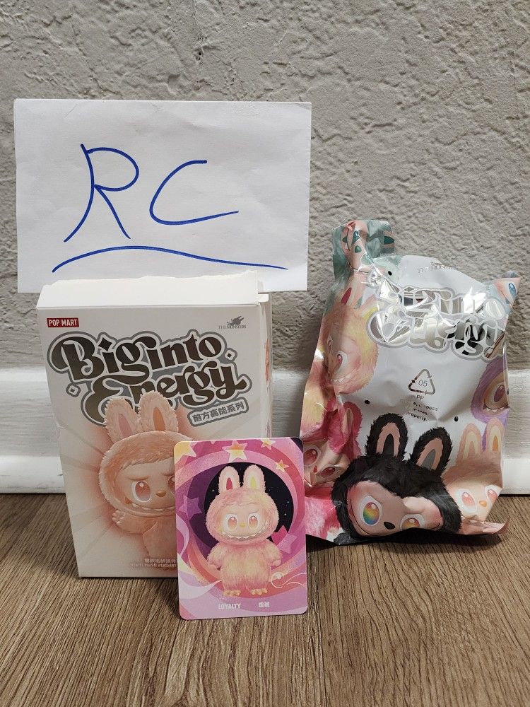 authentic POP MART Labubu LOYALTY from The Monsters "BIG INTO ENERGY" set