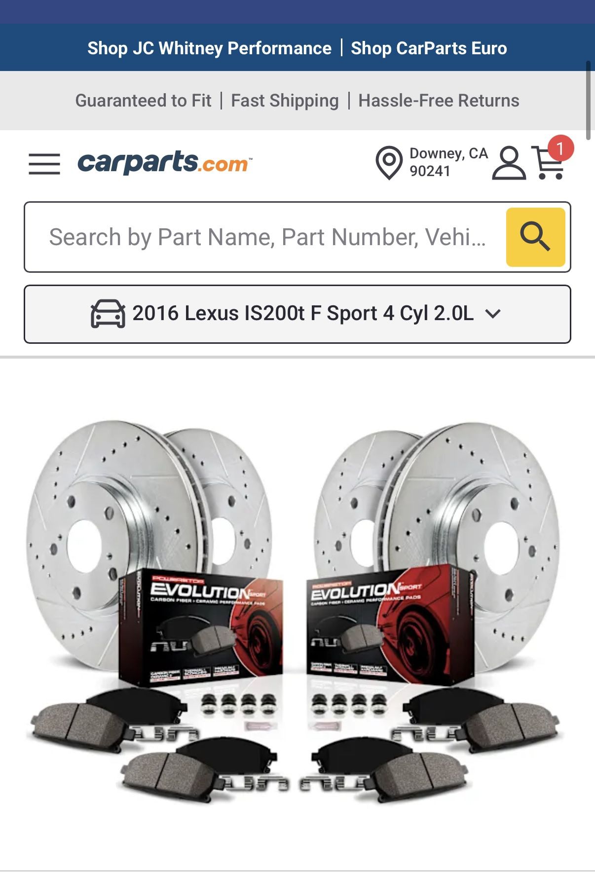 Is200t 2016 Brakes & Norwalk