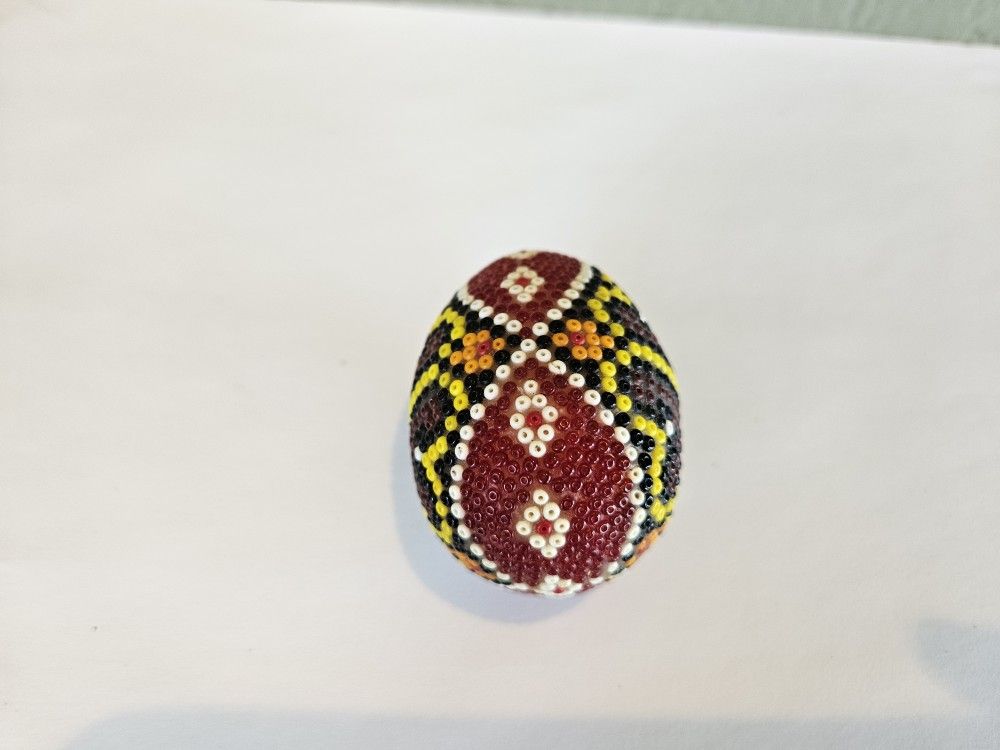Beautiful Beaded Easter Egg