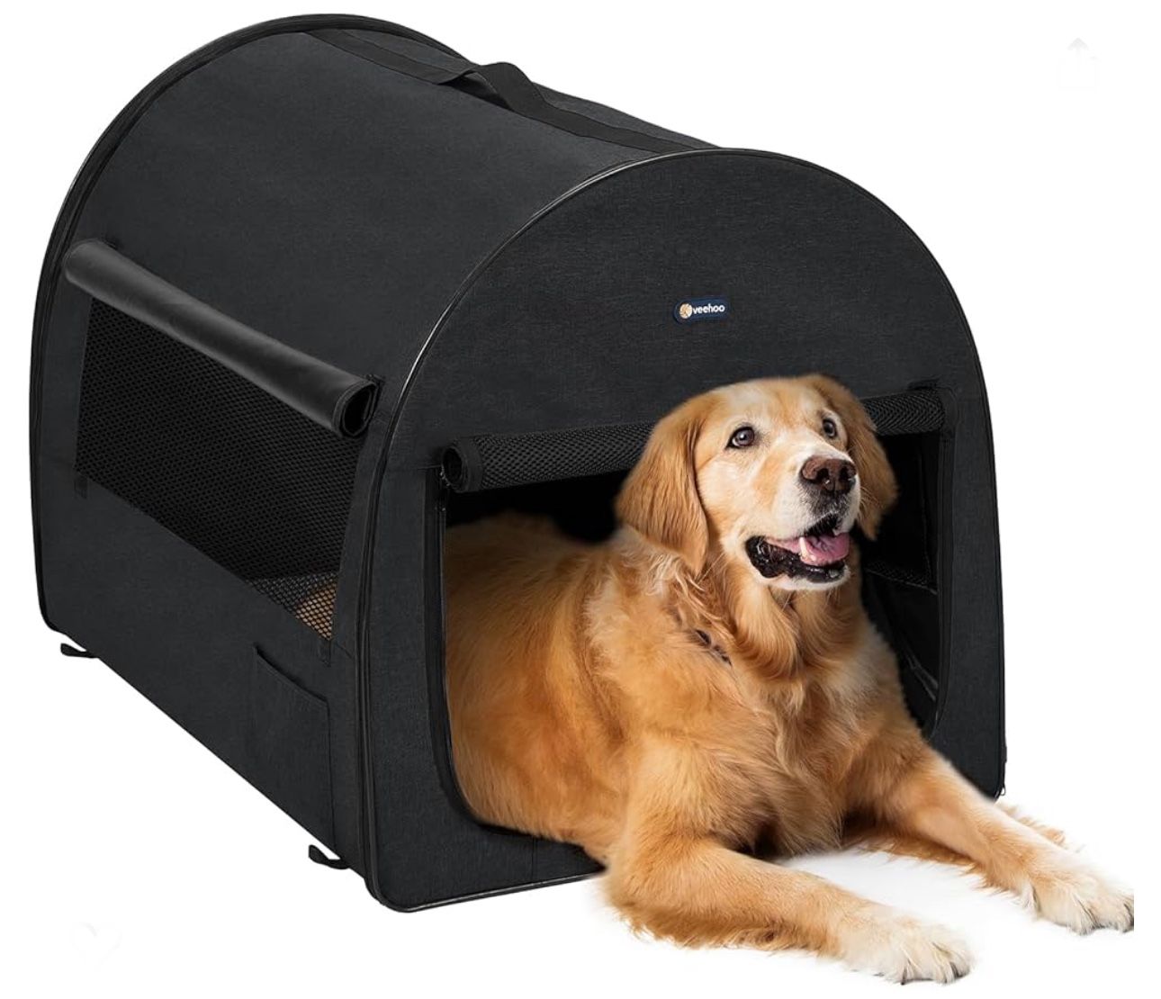 Dog Crates for Large Dogs - Portable Dog Travel Crate with A Storage Bag, Soft Sided Foldable Dog Kennel for Indoor & Outdoor Use, 40 * 29