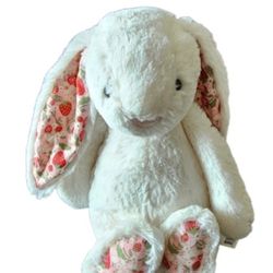 Jellycat Bunny White 11x4 Inches NWT