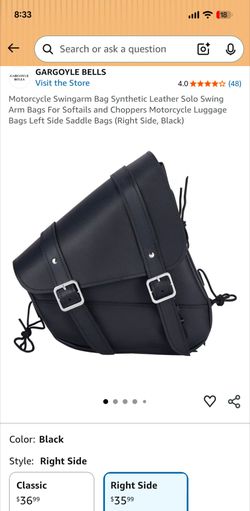 Motorcycle Saddle Bag