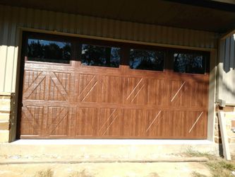 Garage doors insulated