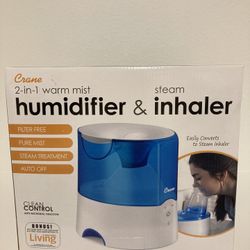 NEW Humidifier & Steam Inhaler