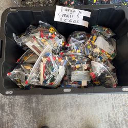Bags of legos, 17 bags $6 each