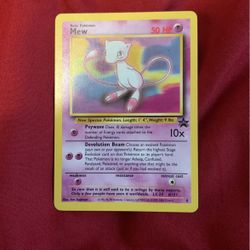 Rare Mew Pokémon’s Promo Card 