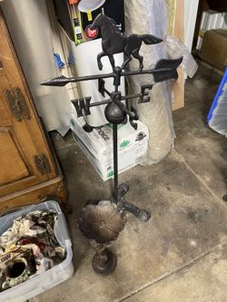 Unique Iron Weathervane Decor