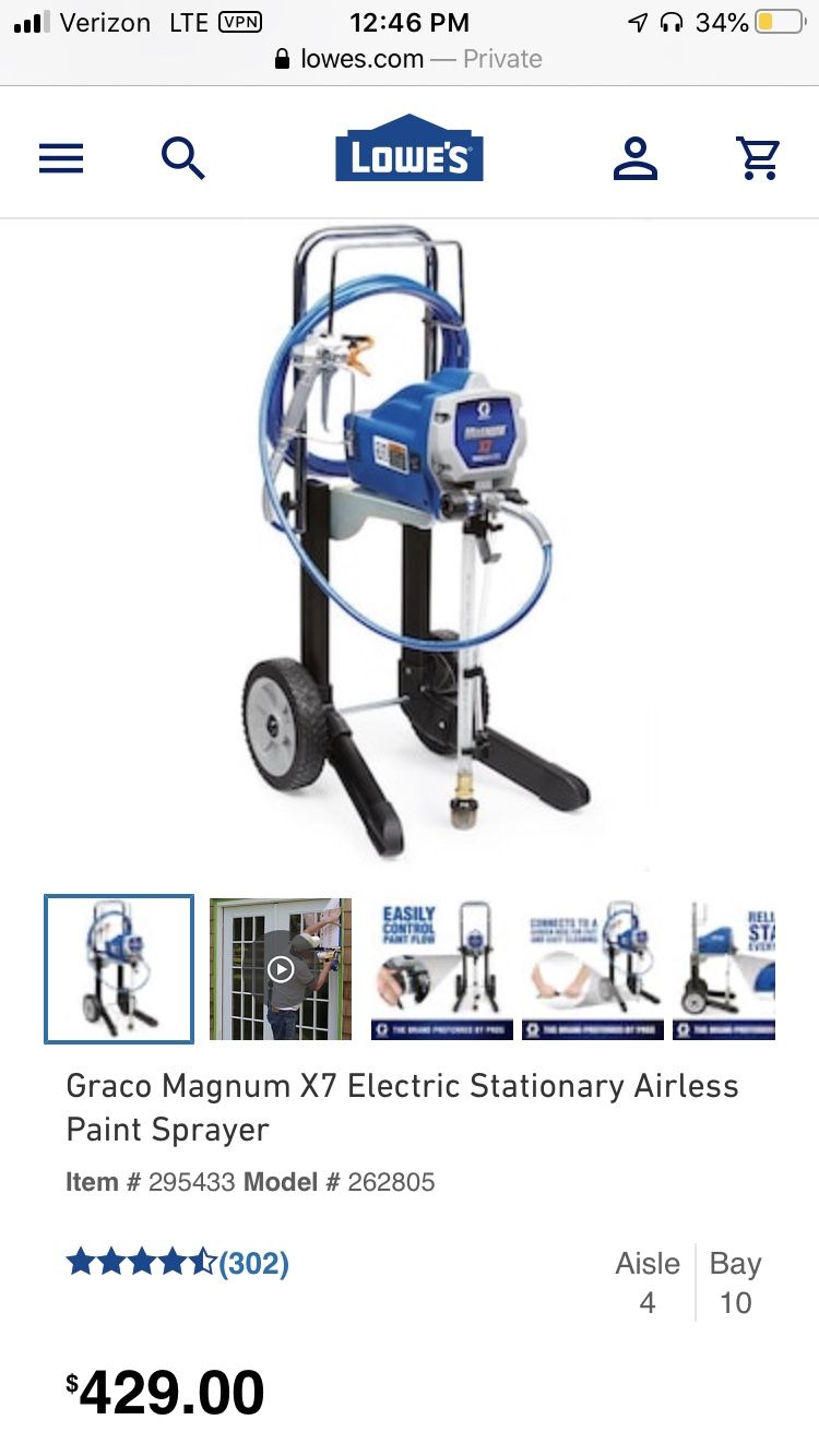 Graco magnum X7 paint sprayer for Sale in Painesville, OH OfferUp