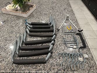 Garage Hooks and Brackets Set