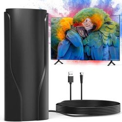 new TV Antenna Indoor 2025, Antenna for Smart TV, Receive Stable and Large Number of Channels, Outdoor Antenna with Hooks, Digital Antenna for Smart t