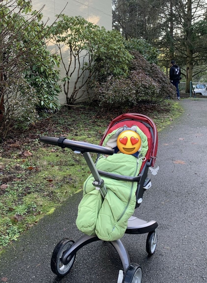 stokke stroller foot muff
