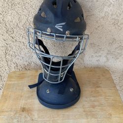 EASTON BASEBALL CATCHERS HELMET/ MASK USED IN GOOD CONDITION 
