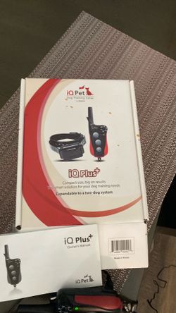 iQ plus+ dog training collar