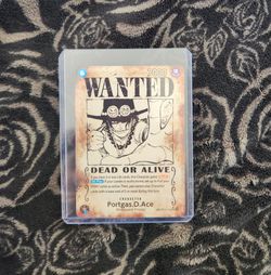 One Piece - Ace WANTED Poster Card (Misprint)