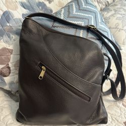 Brown leather Purse