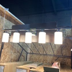  5-Lighting  Track Light Chrome for bathroom(without Light bulb)