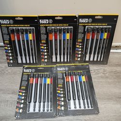 Klein tools  magnetic color  power nut 6 pieces set