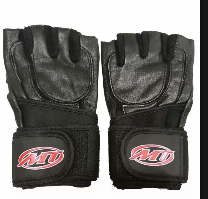 MT Weight Lifting Gloves Padded Palm Weightlifting Gym Training Workout Wraps