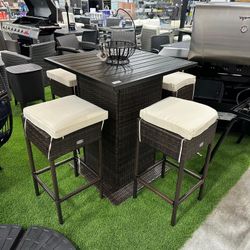 Outdoor Bar Table Set