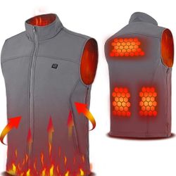 Grey Heated Vest One Size Fits All