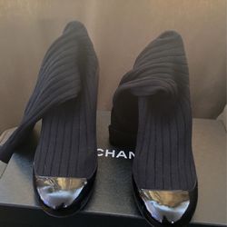 Classy Chanel Booties 9.5 US