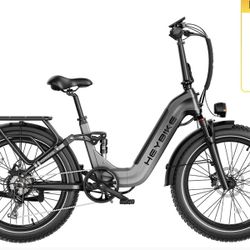 Heybike Horizon 24 Inch Fat Tire Foldable Electric Bicycle 