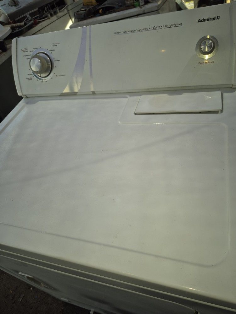 ADMIRAL Gas Dryer By Whirlpool Super Capacity And Heavy Duty Works Good