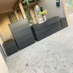 IKEA Black bedroom set