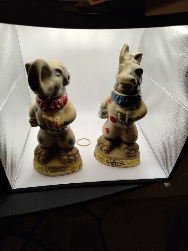 O LD JIM BEAM POLITICAL BOTTLES