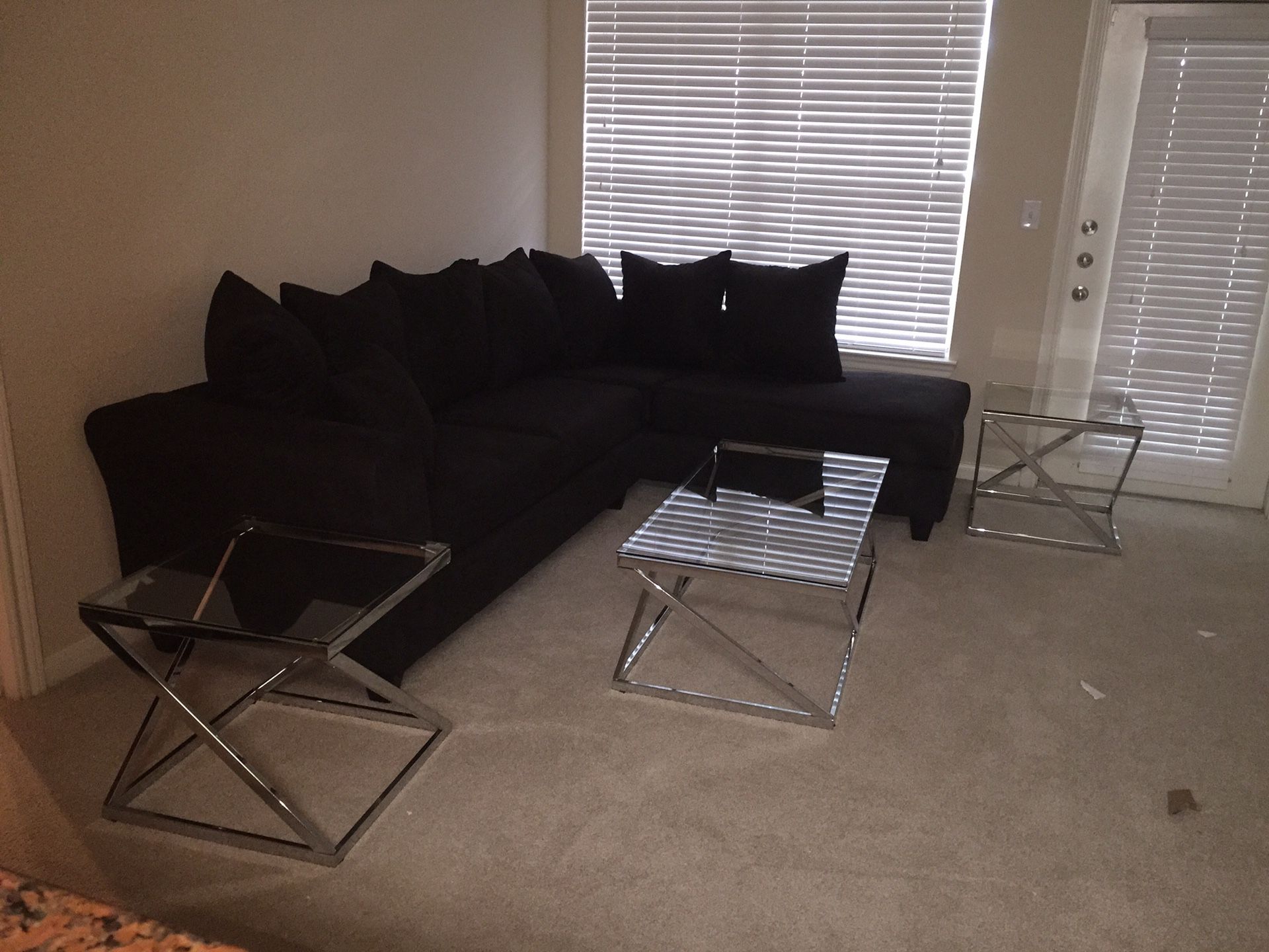 Sectional with 3pc coffee table
