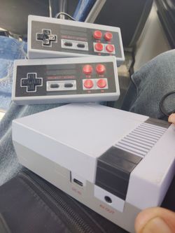NES-Style Mini Retro Game Console with 2 Controllers$35 cash