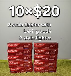 10 Colgate Optic White 3.8oz