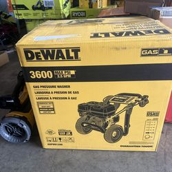 Dewalt 3600 psi pressure washer brand new