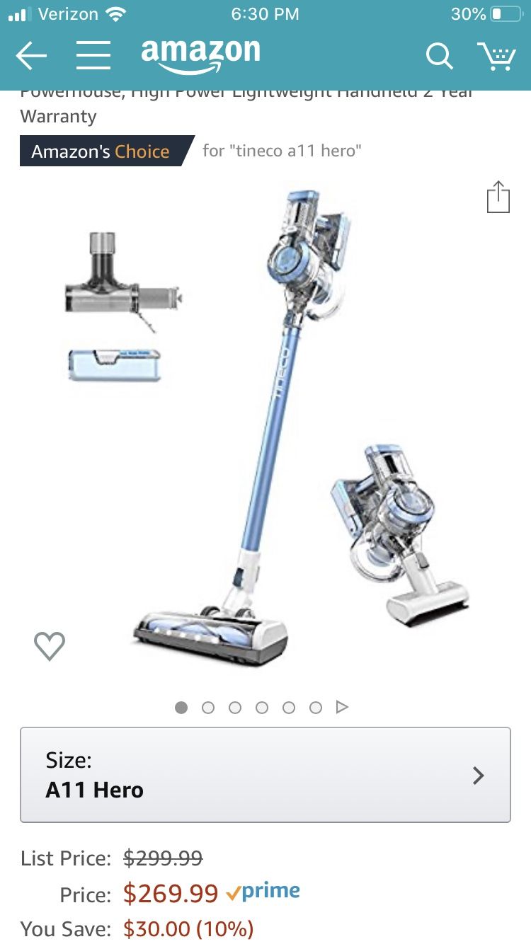 Cordless vacuum