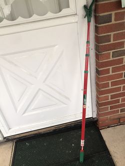 Pole for hanging Christmas lights