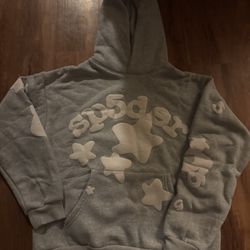 Gray Spider Hoodie 