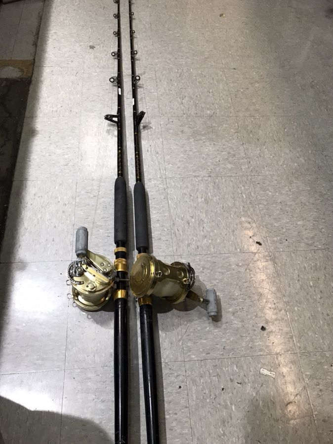 FIN NOR Tycoon Vintage Big Game Reel and Rod for Sale in Orlando