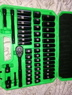 Dados de impacto de 3/8 se pueden usar como de 1/2 trae su conector
