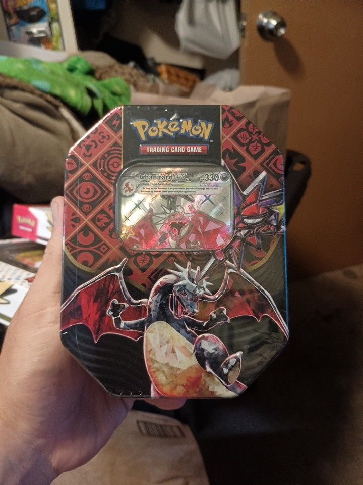Paldean Fates Shiny Charizard Tin