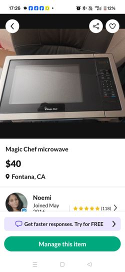 Magic Chef microwave