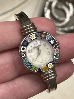 Murano Glass Venice Style Bangle Watch