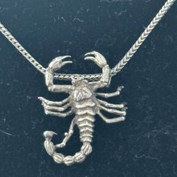 Chain With Scorpion Pendant 925 