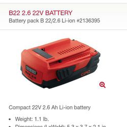 Hilti Li-ion Battery 
