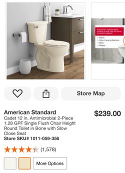 American Standard Cadet Complete Toilet
