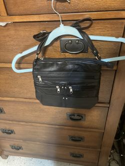 Black Leather Purses